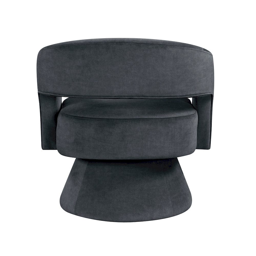 Homelegance  - Lavon Swivel Chair in Dark gray - 1003DGY-1  view 5