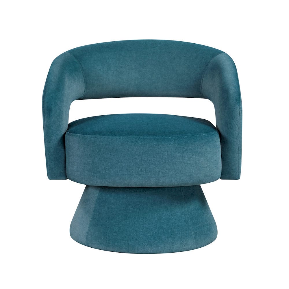 Homelegance  - Lavon Swivel Chair in Dark Teal - 1003DTL-1  view 6