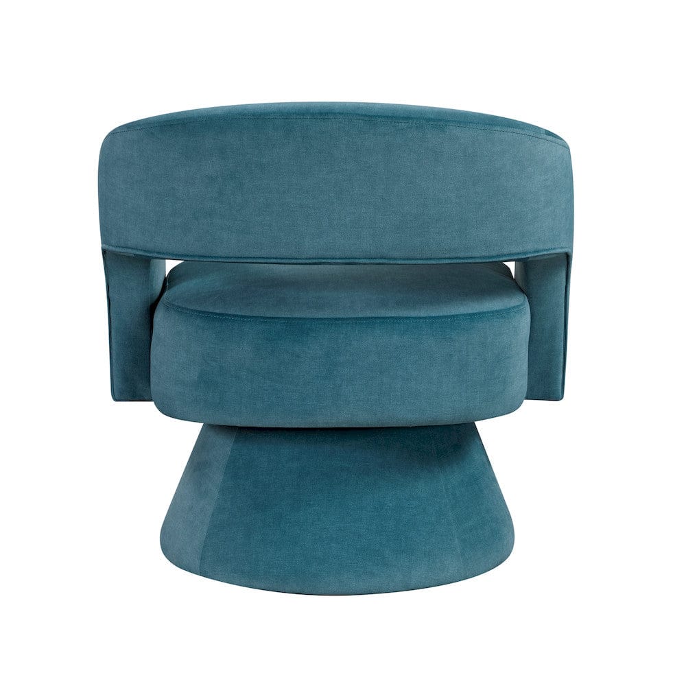 Homelegance  - Lavon Swivel Chair in Dark Teal - 1003DTL-1  view 8
