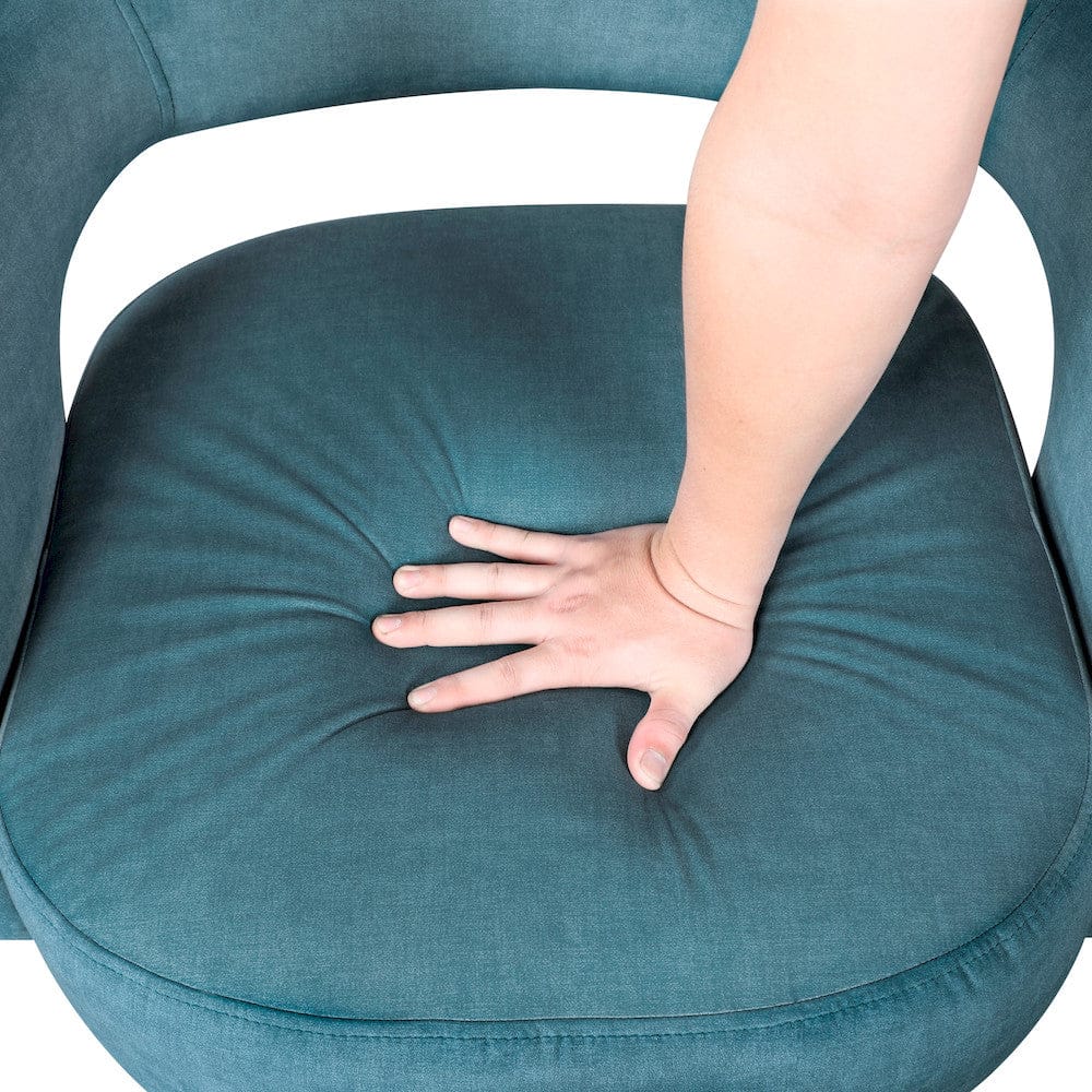 Homelegance  - Lavon Swivel Chair in Dark Teal - 1003DTL-1  view 9
