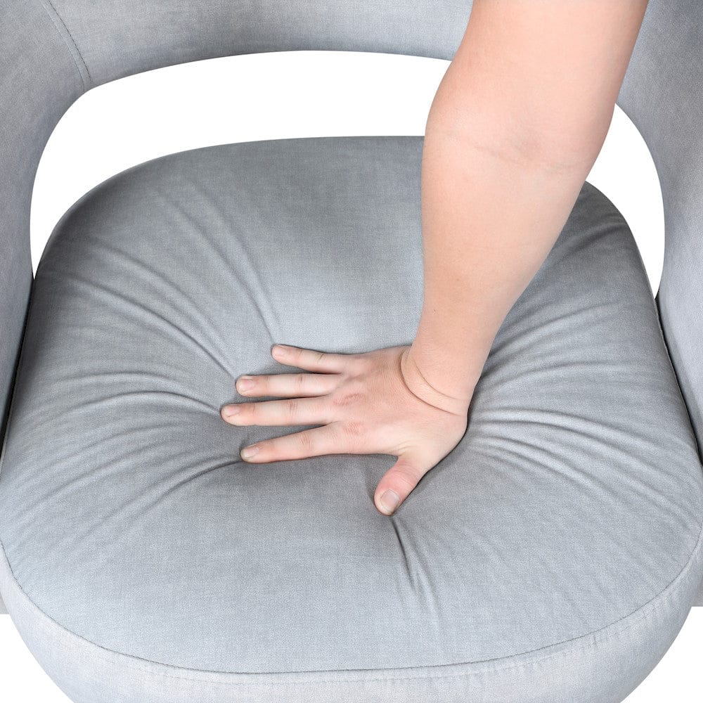 Homelegance  - Lavon Swivel Chair in Gray - 1003GRY-1  view 3
