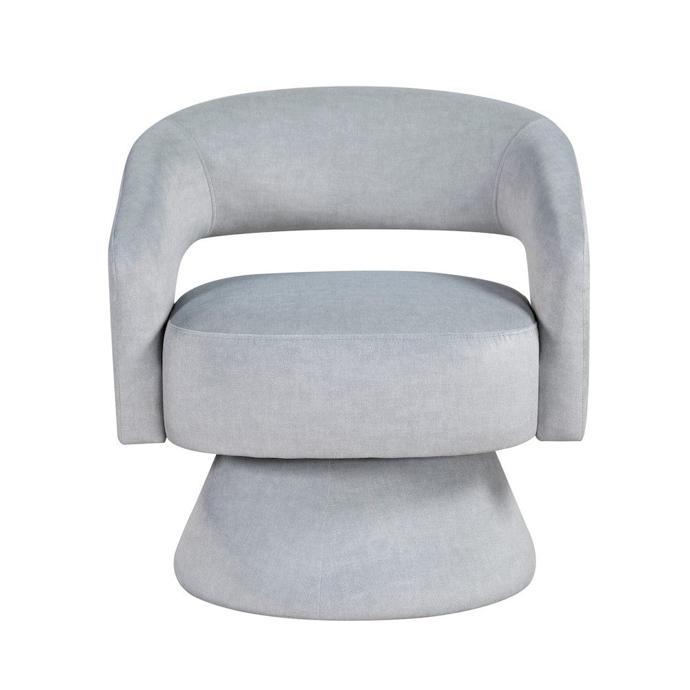 Homelegance  - Lavon Swivel Chair in Gray - 1003GRY-1  view 5