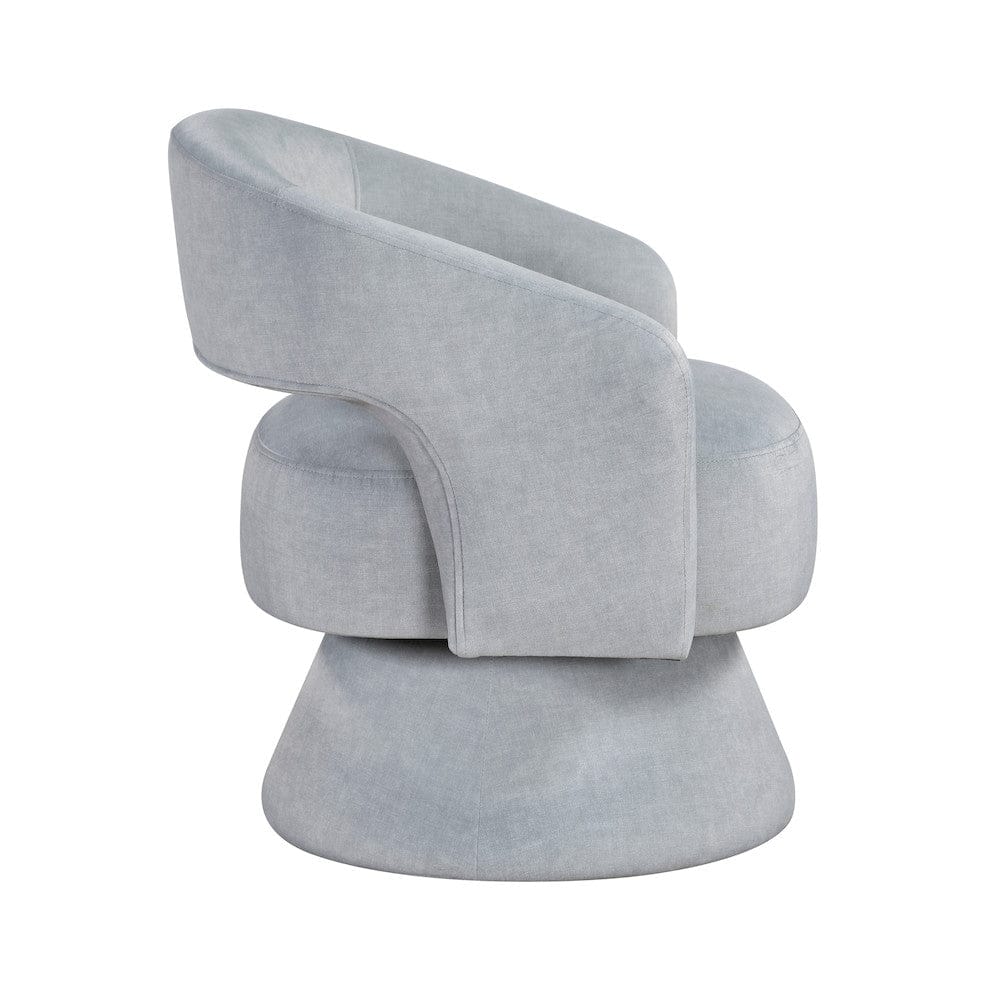 Homelegance  - Lavon Swivel Chair in Gray - 1003GRY-1  view 6