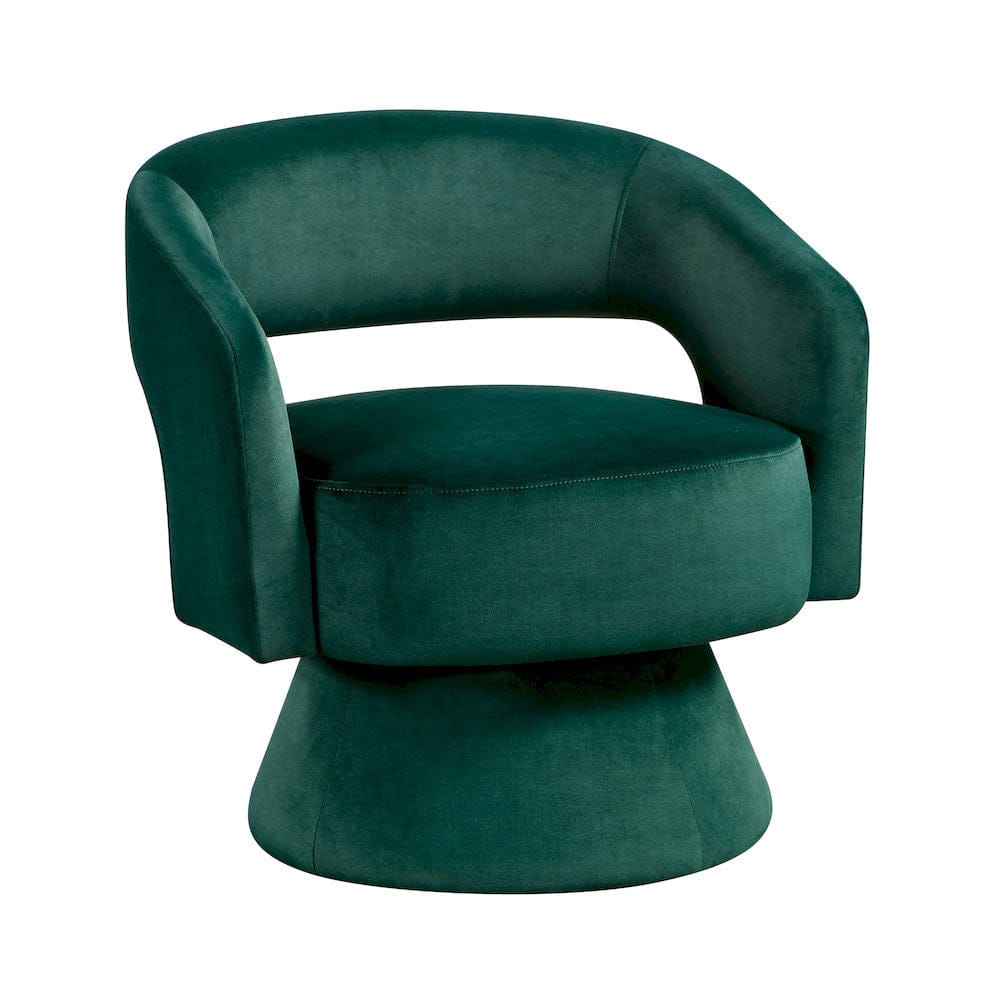 Homelegance  - Lavon Swivel Chair in Green - 1003GRN-1  view 3