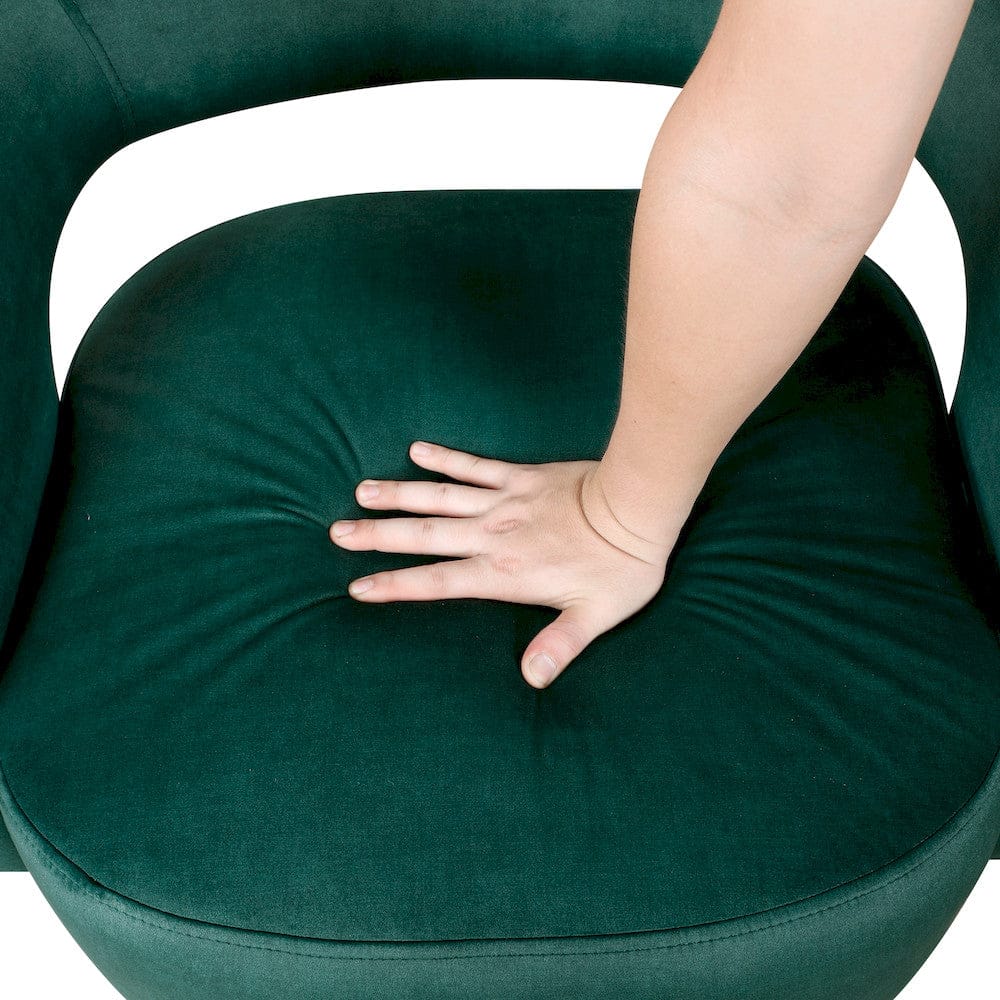 Homelegance  - Lavon Swivel Chair in Green - 1003GRN-1  view 6