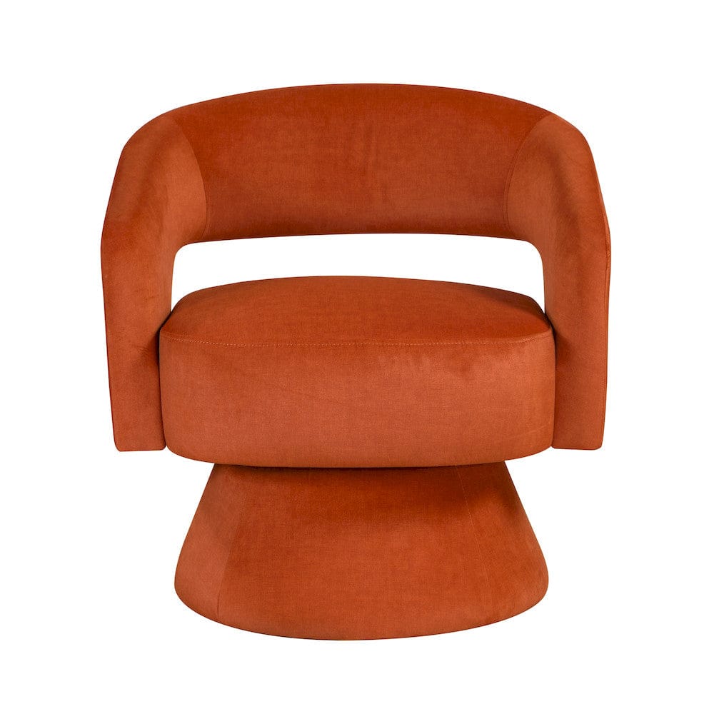 Homelegance  - Lavon Swivel Chair in Orange - 1003RNG-1  view 3