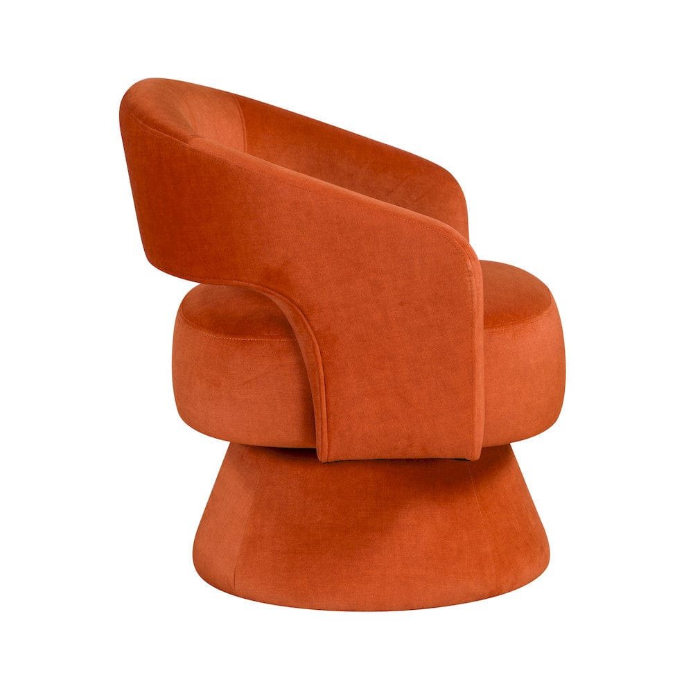 Homelegance  - Lavon Swivel Chair in Orange - 1003RNG-1  view 4