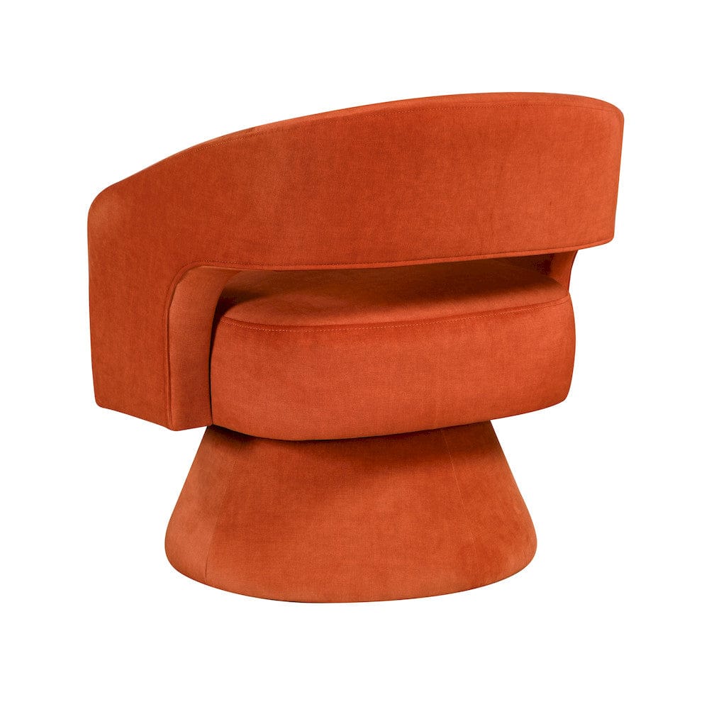 Homelegance  - Lavon Swivel Chair in Orange - 1003RNG-1  view 5