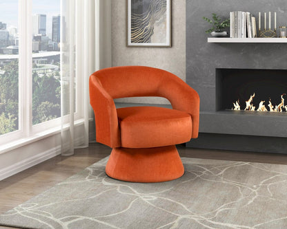 Homelegance  - Lavon Swivel Chair in Orange - 1003RNG-1  view 8