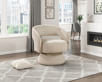 Homelegance  - Lavon Swivel Chair in Taupe - 1003TPE-1  view 3