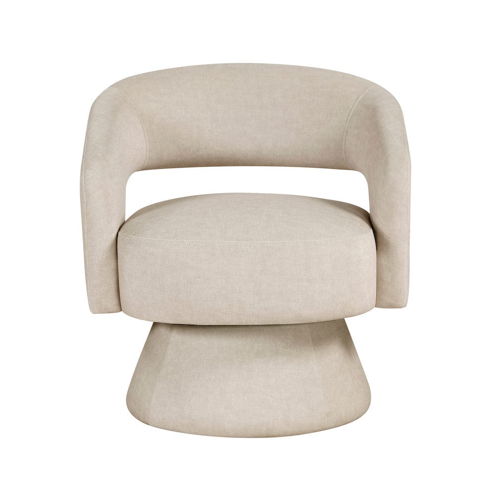 Homelegance  - Lavon Swivel Chair in Taupe - 1003TPE-1  view 4