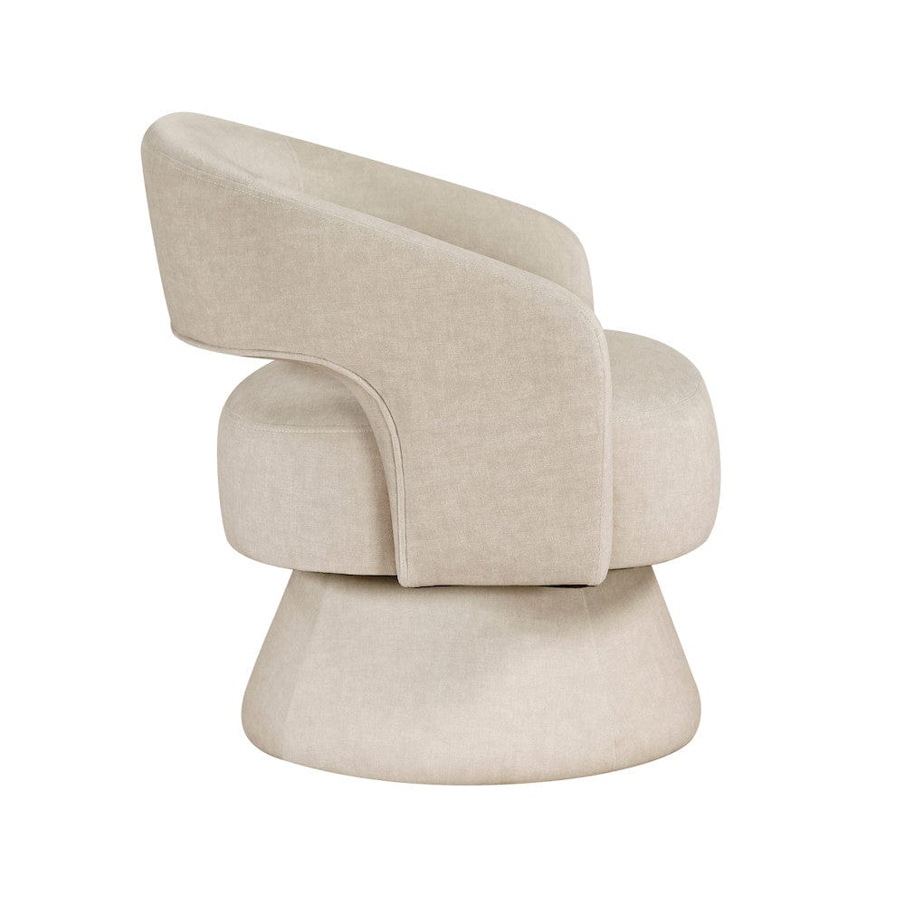 Homelegance  - Lavon Swivel Chair in Taupe - 1003TPE-1  view 5