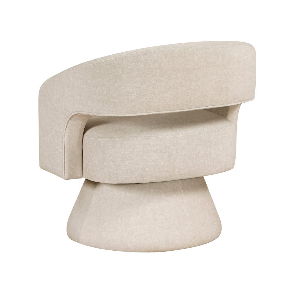 Homelegance  - Lavon Swivel Chair in Taupe - 1003TPE-1  view 6