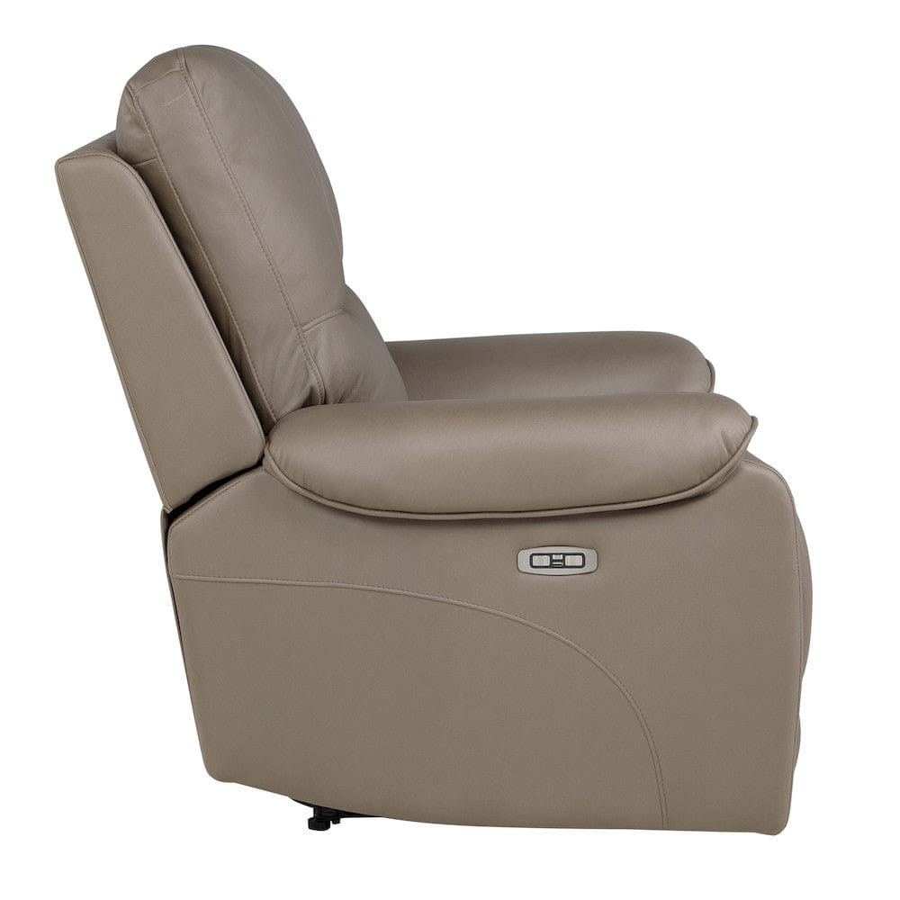 Homelegance  - LeGrande Power Reclining Chair W/ Power Headrest and USB port in Taupe - 9429TP-1PWH  view 3