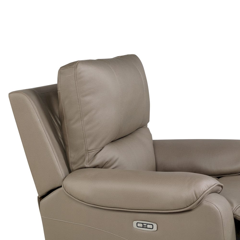 Homelegance  - LeGrande Power Reclining Chair W/ Power Headrest and USB port in Taupe - 9429TP-1PWH  view 5