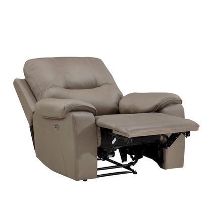 Homelegance  - LeGrande Power Reclining Chair W/ Power Headrest and USB port in Taupe - 9429TP-1PWH  view 6