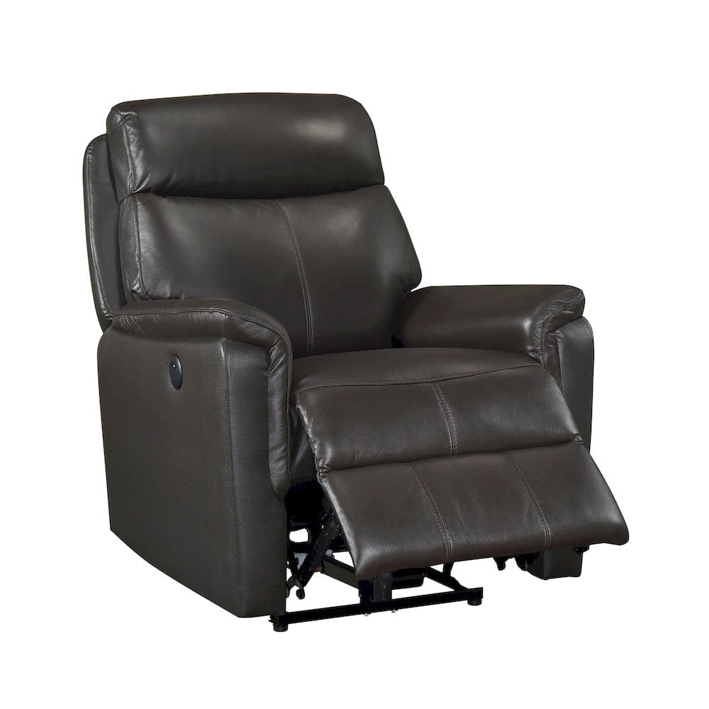 Homelegance  - Leif Power Reclining Chair in Dark brown - 8459DBR-1PW  view 5