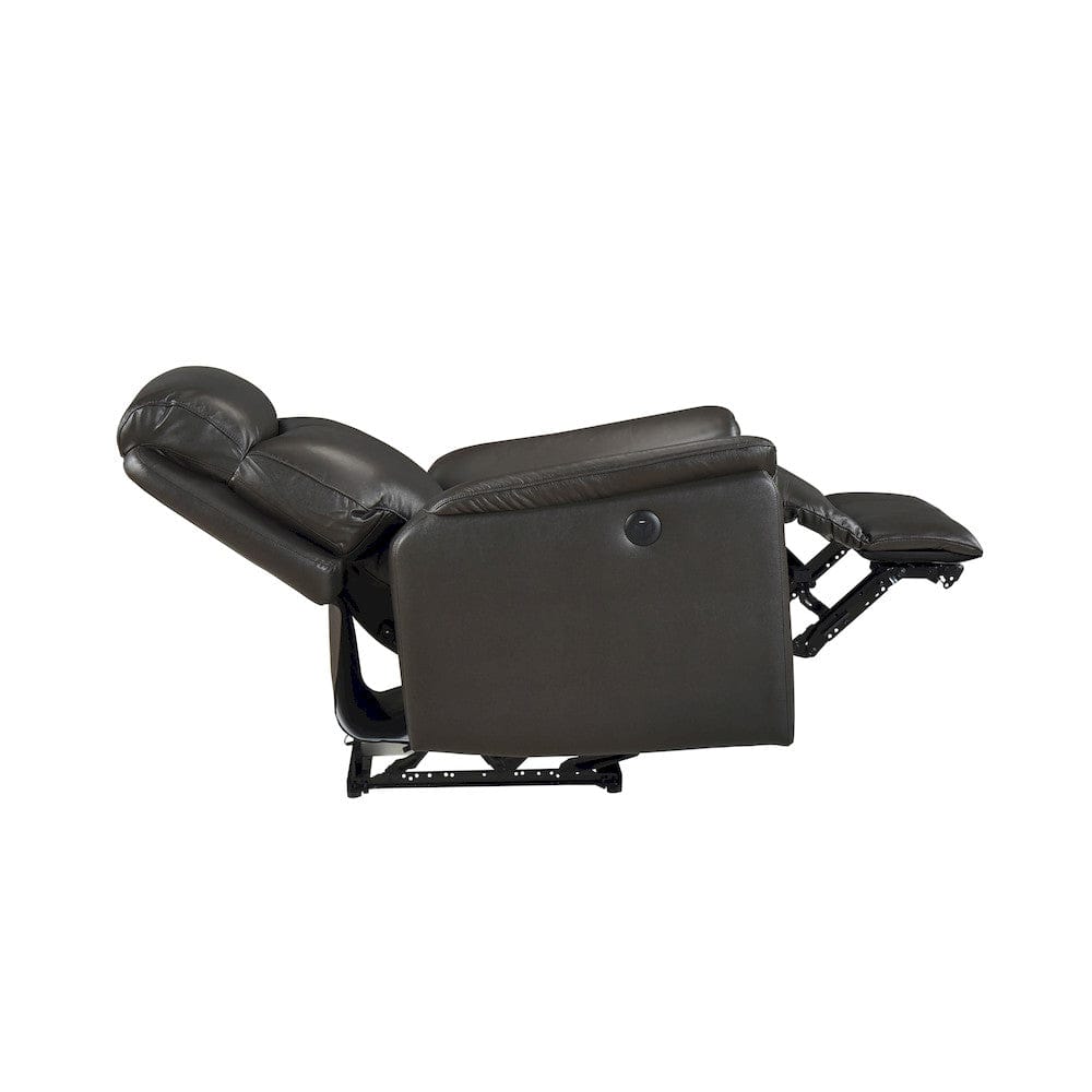 Homelegance  - Leif Power Reclining Chair in Dark brown - 8459DBR-1PW  view 8