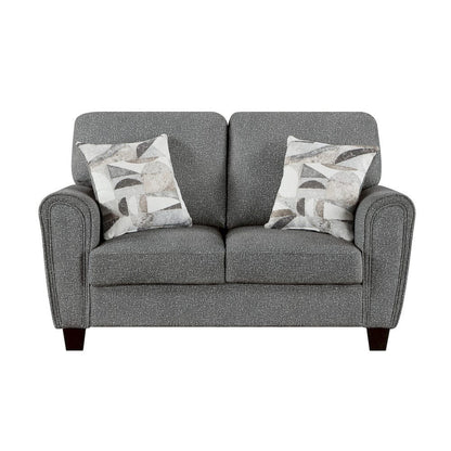 Homelegance  - Lemond Love Seat in Dark gray - 9214NGH-2  view 1