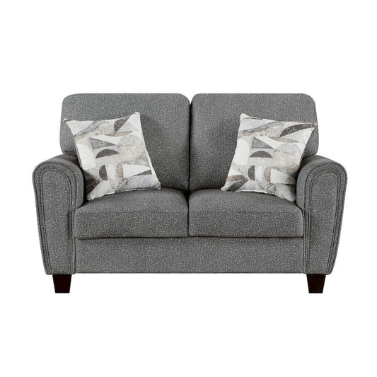 Homelegance  - Lemond Love Seat in Dark gray - 9214NGH-2  view 1