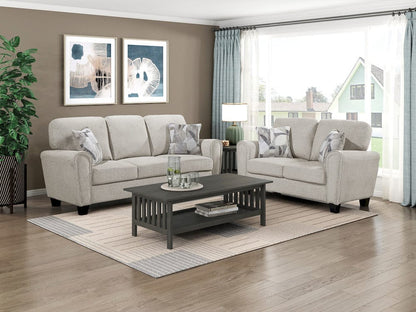 Homelegance  - Lemond Love Seat in Gray - 9214NPG-2  view 2