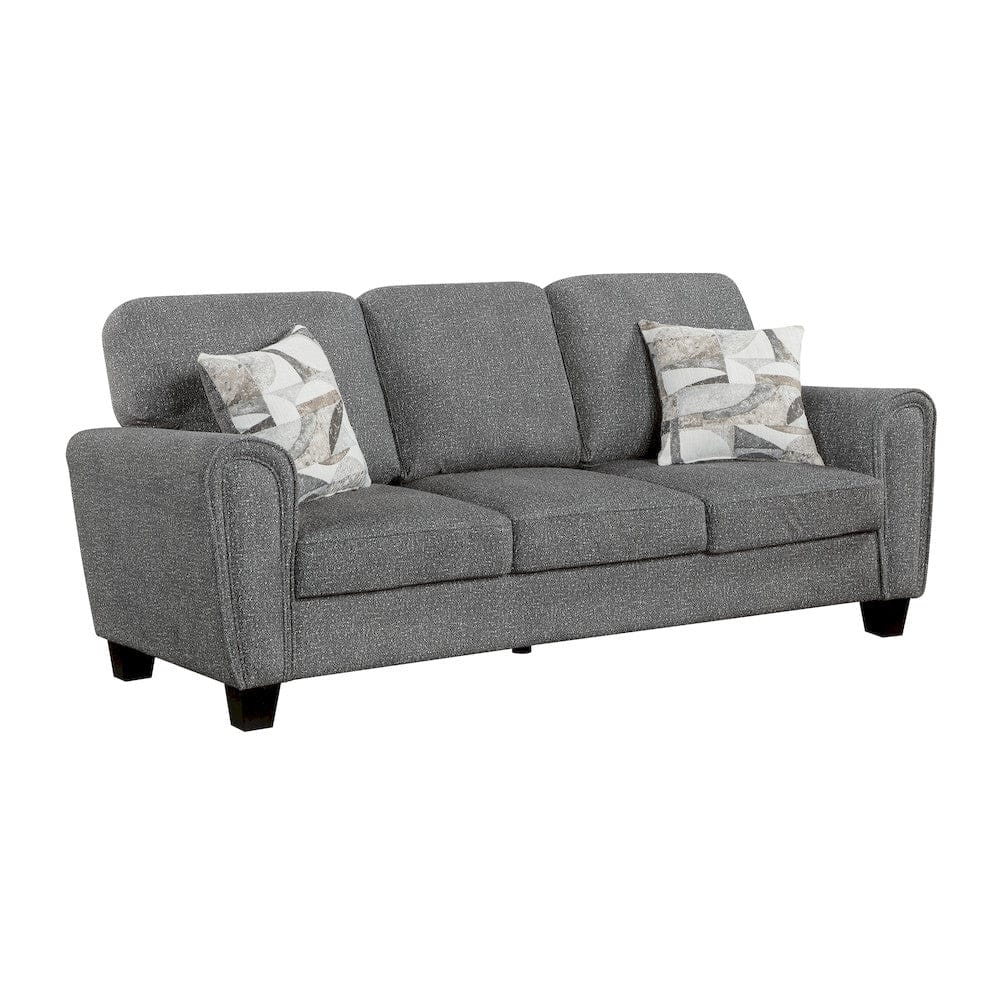 Homelegance  - Lemond Sofa in Dark gray - 9214NGH-3  view 1