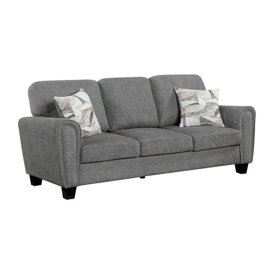 Homelegance  - Lemond Sofa in Dark gray - 9214NGH-3  view 1