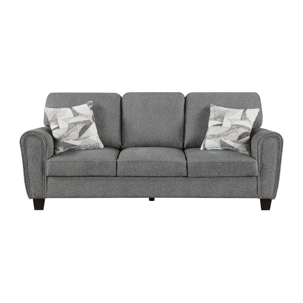 Homelegance  - Lemond Sofa in Dark gray - 9214NGH-3  view 5