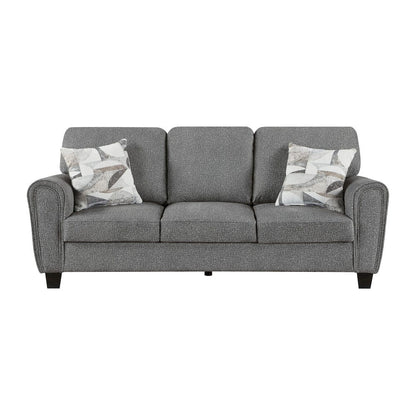 Homelegance  - Lemond Sofa in Dark gray - 9214NGH-3  view 5