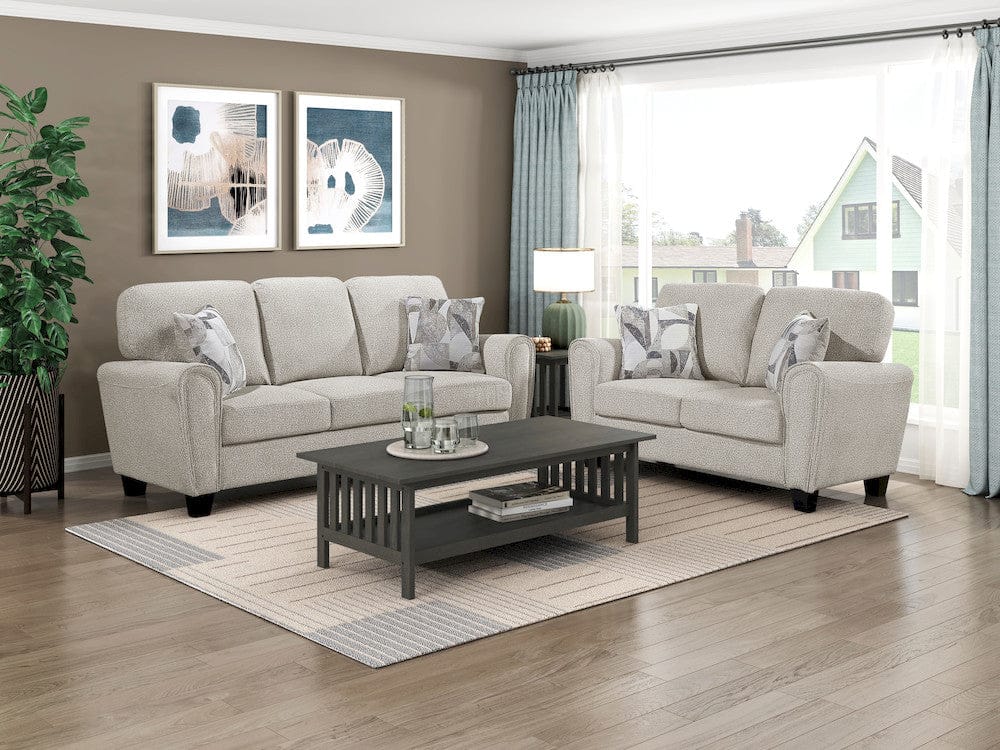 Homelegance  - Lemond Sofa in Gray - 9214NPG-3  view 5