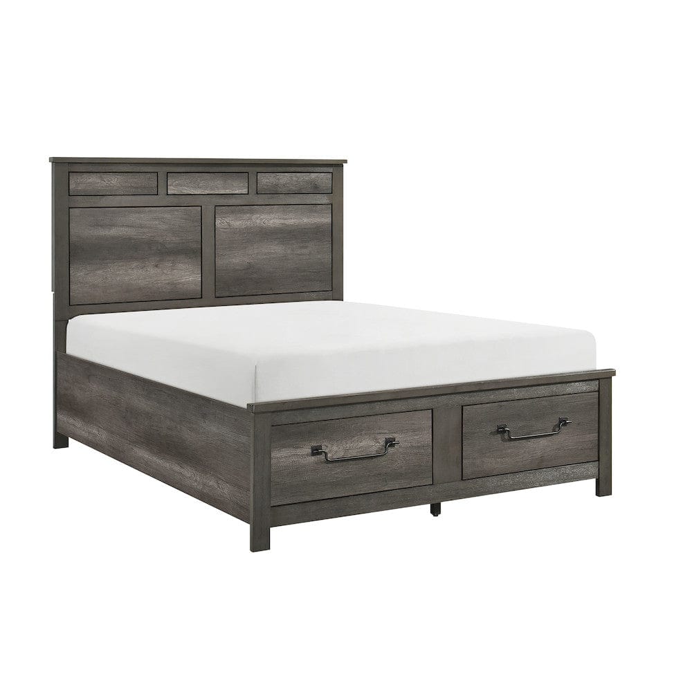 Homelegance  - Lenior California King Platform Bed W/ Footboard Storage - 1342K-1CKx  view 3