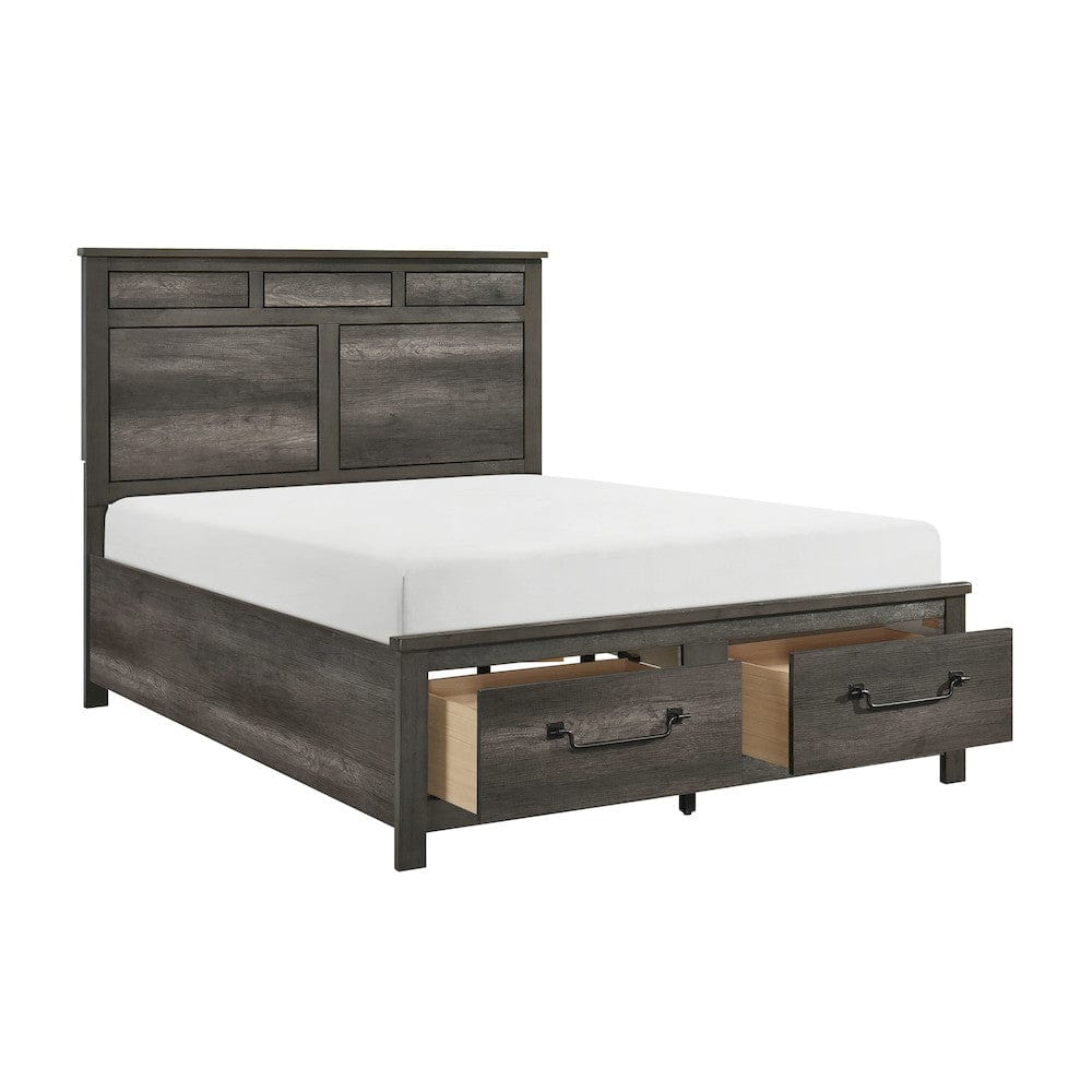 Homelegance  - Lenior California King Platform Bed W/ Footboard Storage - 1342K-1CKx  view 7