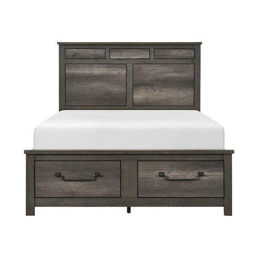 Homelegance  - Lenior Eastern King Platform Bed W/ Footboard Storage - 1342K-1EKx  view 1