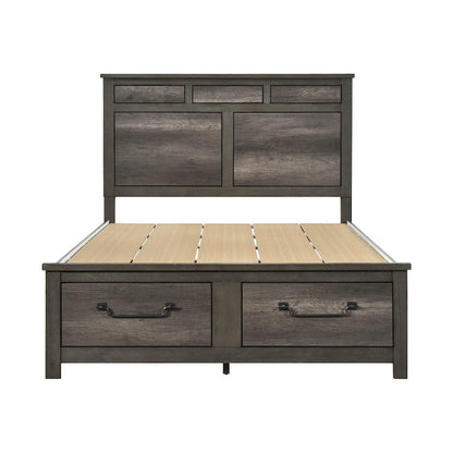Homelegance  - Lenior Queen Platform Bed W/ Footboard Storage - 1342-1x  view 3