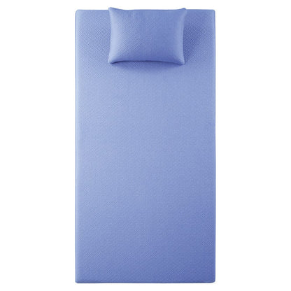 Homelegance  - Leo 7" Blue Twin Gel-Infused Memory Foam Mattress and Pillow Set in Blue - MT-PG07BLT  view 1