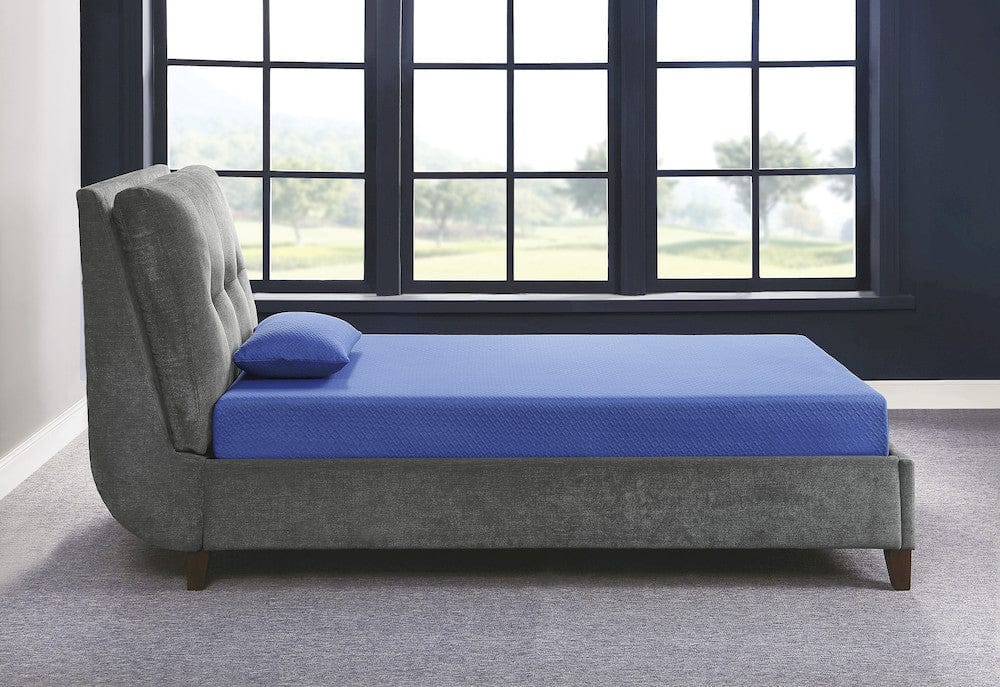 Homelegance  - Leo 7" Blue Twin Gel-Infused Memory Foam Mattress and Pillow Set in Blue - MT-PG07BLT  view 8