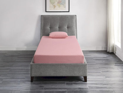 Homelegance  - Leo 7" Pink Full Gel-Infused Memory Foam Mattress and Pillow Set in Pink - MT-PG07PKF  view 7