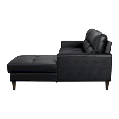Homelegance  - Lewes 2-Piece Sectional W/ Right Chaise in Black - 8566BLKxSC  view 2