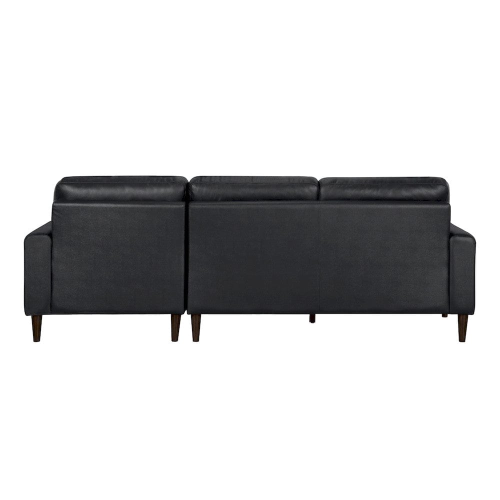 Homelegance  - Lewes 2-Piece Sectional W/ Right Chaise in Black - 8566BLKxSC  view 3
