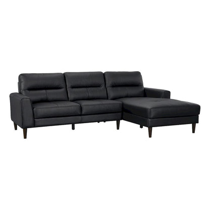 Homelegance  - Lewes 2-Piece Sectional W/ Right Chaise in Black - 8566BLKxSC  view 6