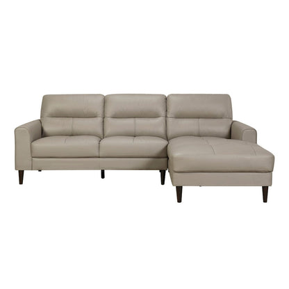 Homelegance  - Lewes 2-Piece Sectional W/ Right Chaise in Latte - 8566LTExSC  view 1