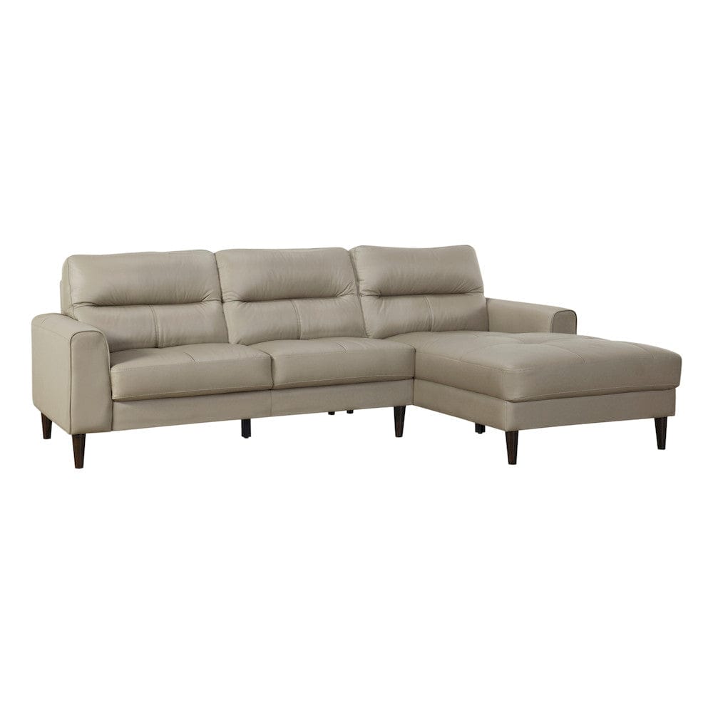 Homelegance  - Lewes 2-Piece Sectional W/ Right Chaise in Latte - 8566LTExSC  view 3