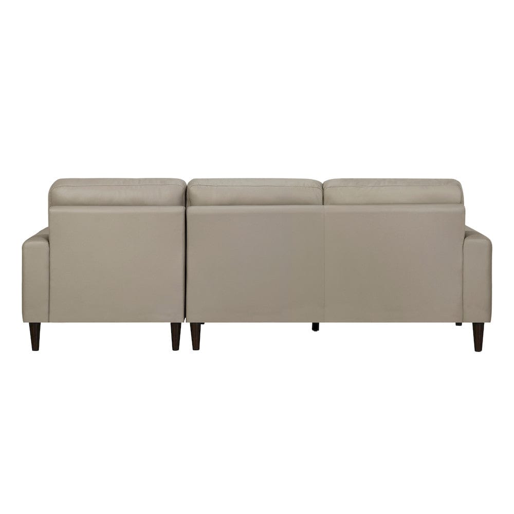 Homelegance  - Lewes 2-Piece Sectional W/ Right Chaise in Latte - 8566LTExSC  view 6