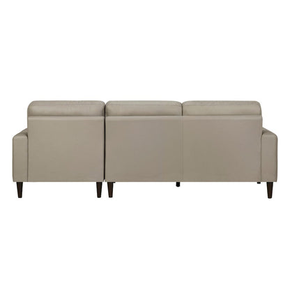 Homelegance  - Lewes 2-Piece Sectional W/ Right Chaise in Latte - 8566LTExSC  view 6