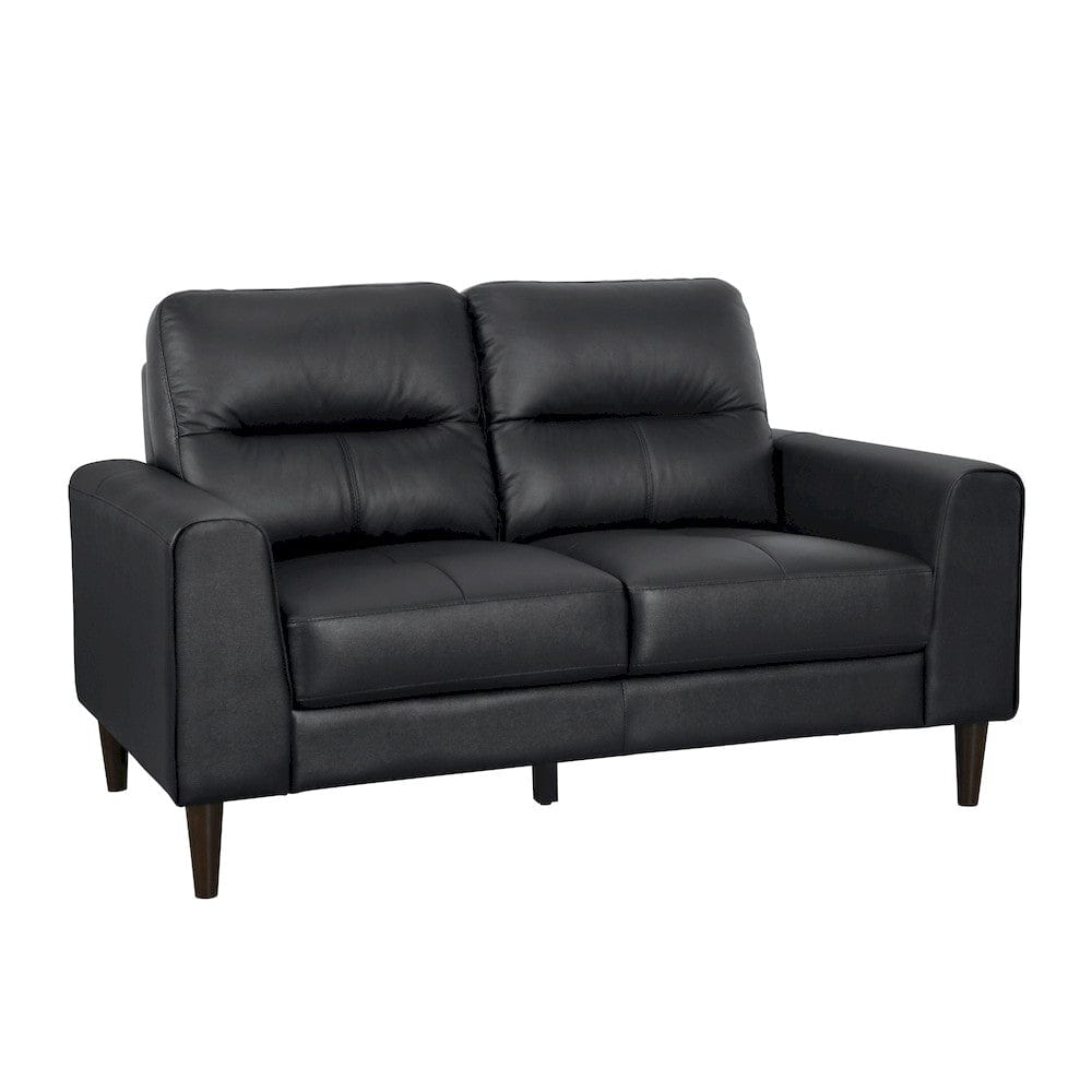 Homelegance  - Lewes Love Seat in Black - 8566BLK-2  view 1