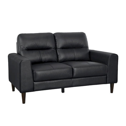 Homelegance  - Lewes Love Seat in Black - 8566BLK-2  view 1
