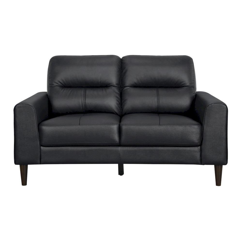 Homelegance  - Lewes Love Seat in Black - 8566BLK-2  view 3