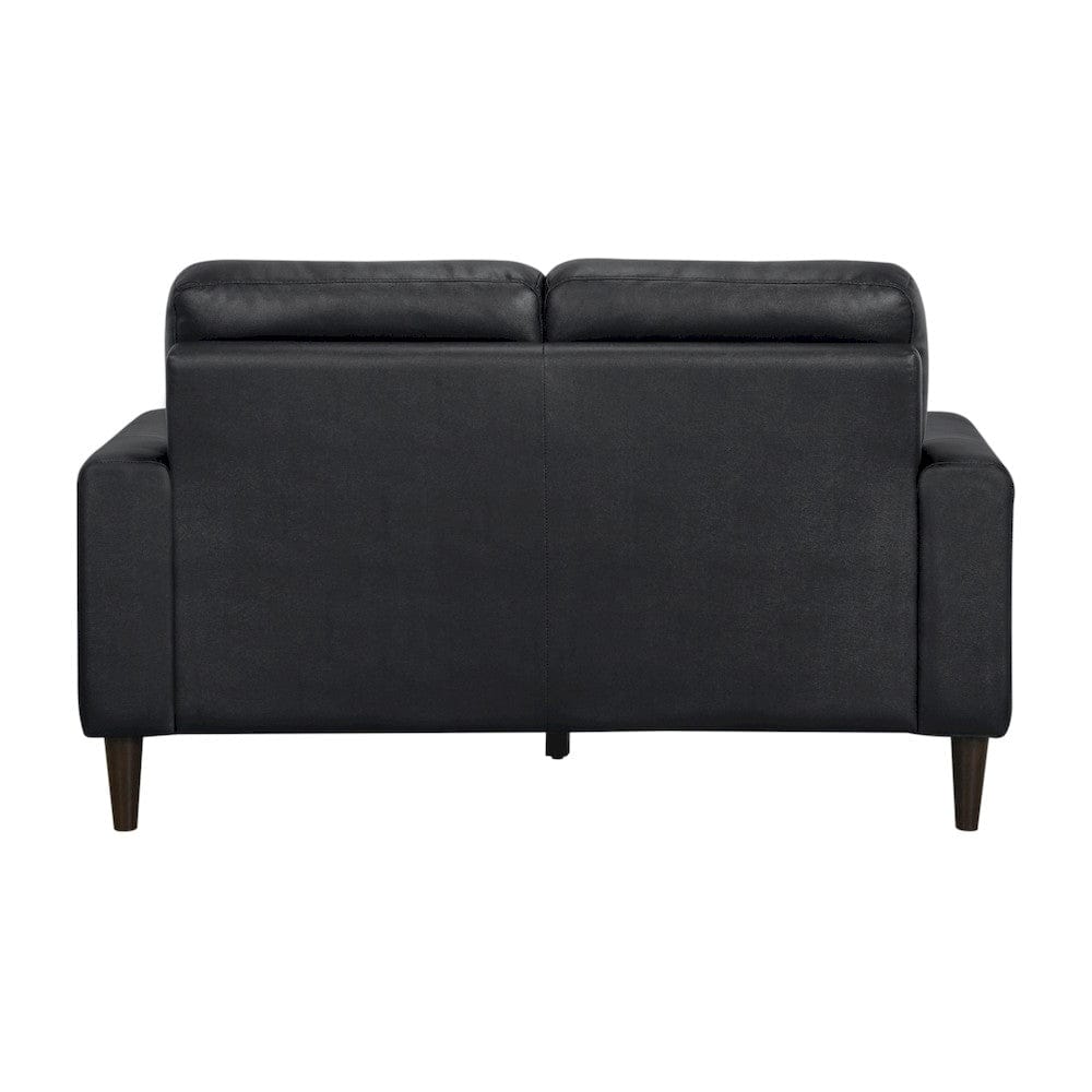 Homelegance  - Lewes Love Seat in Black - 8566BLK-2  view 4