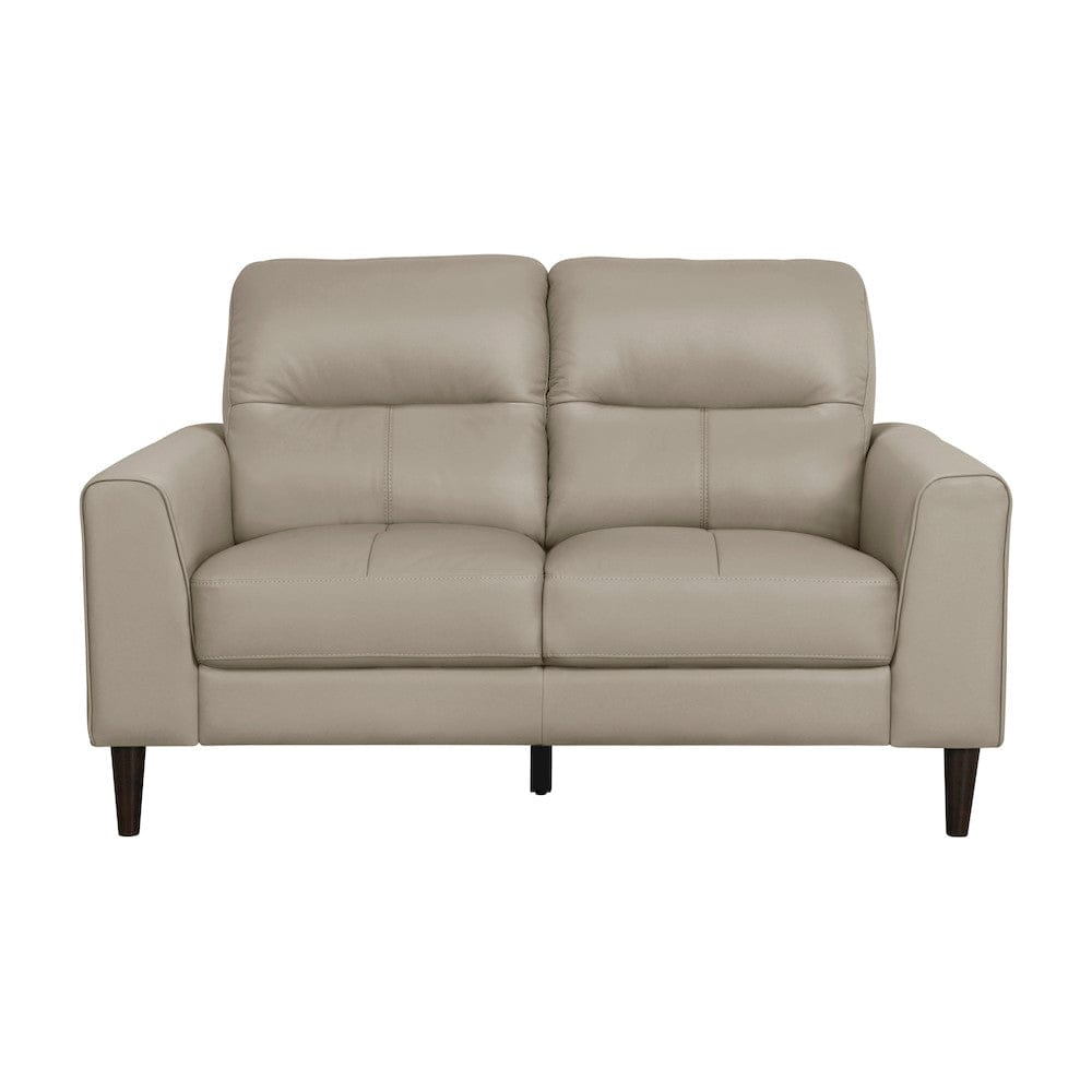 Homelegance  - Lewes Love Seat in Latte - 8566LTE-2  view 1