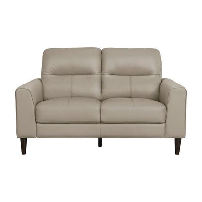 Homelegance  - Lewes Love Seat in Latte - 8566LTE-2  view 1